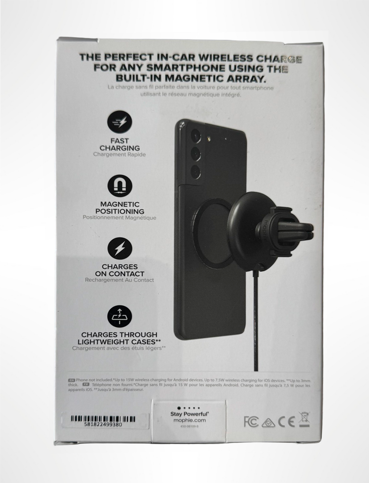 NEW mophie Snap+ 15W Wireless Charging Vent Mount MagSafe