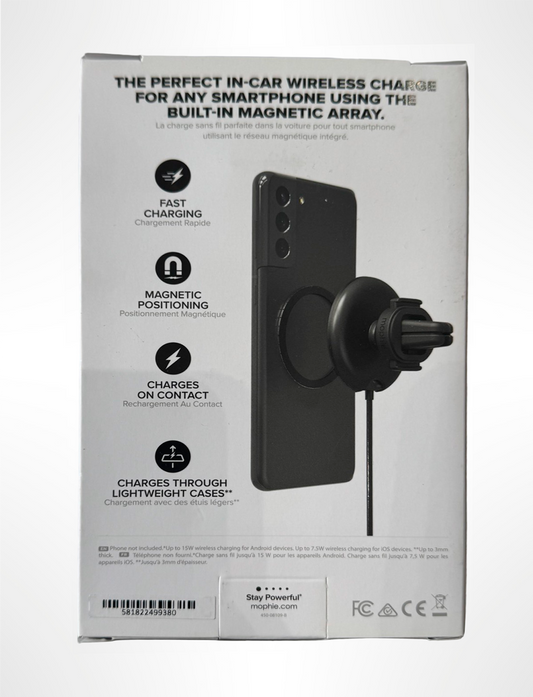 NEW mophie Snap+ 15W Wireless Charging Vent Mount MagSafe