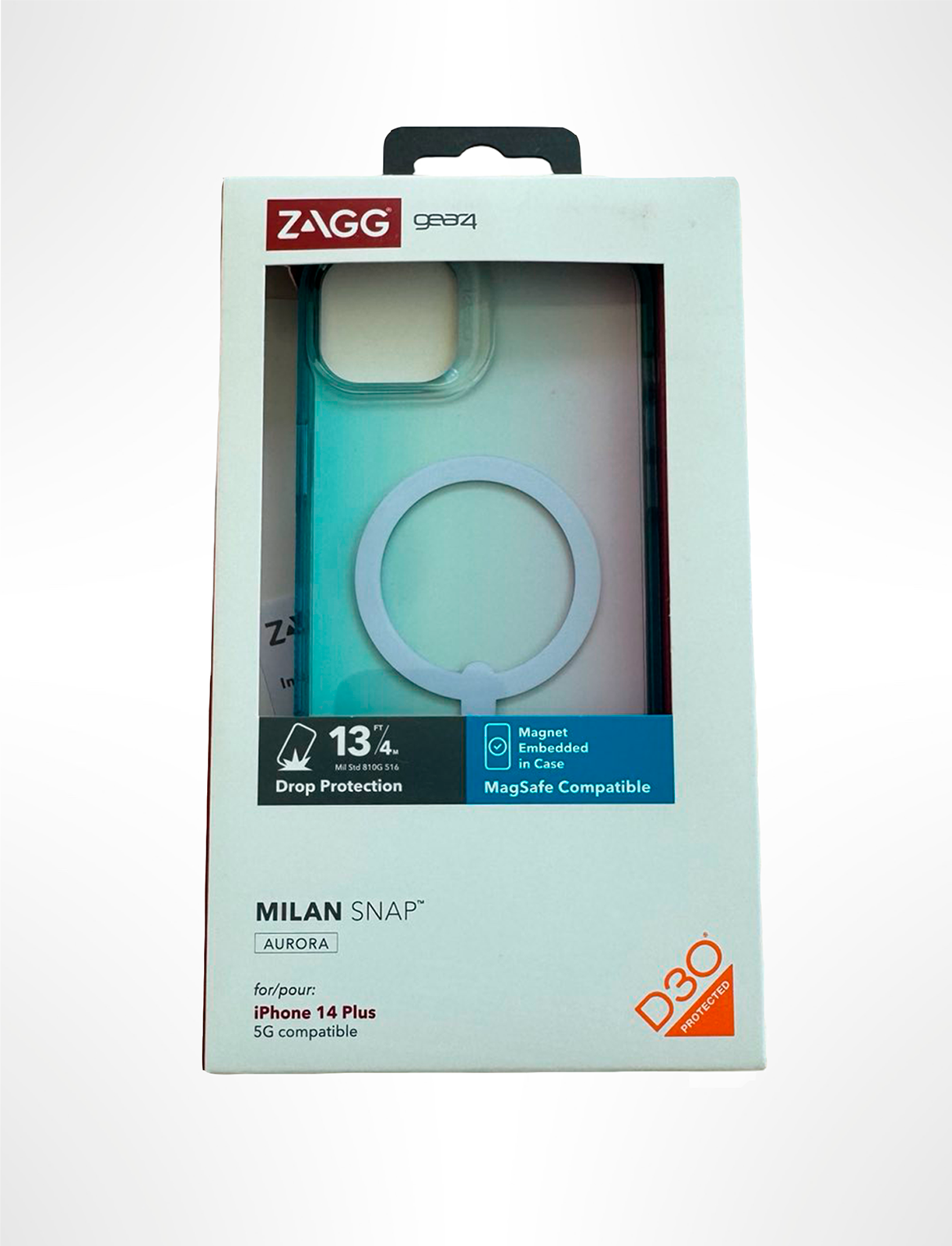 ZAGG Gear4 Milan Aurora Snap Ombre Protective Case with MagSafe – iPhone 14 Plus (6.7")