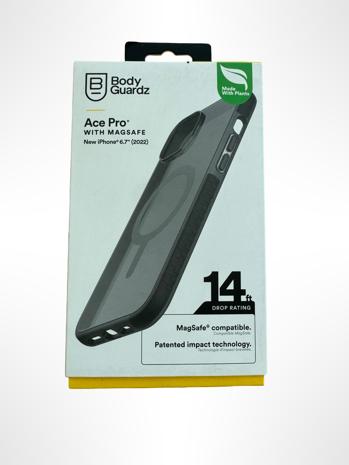 BodyGuardz Ace Pro Case with MagSafe – iPhone 14 Pro Max (6.7") (2022) (Smoke/Black)